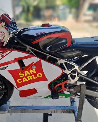 minimoto GRC rr con motore bzm 50 testa oro