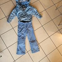 completo snow bimba 8 anni altezza 128 cm