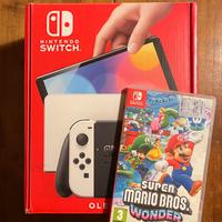 Nintendo Switch Oled + Super Mario Wonder