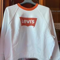 Felpa bianca Levi's
