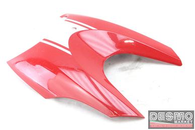 Cupolino fanale anteriore rosso bianco Ducati Diav
