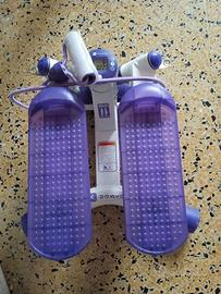 Stepper con elastici. Colore viola 