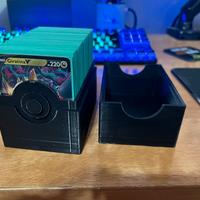 Big Deck Box Pokémon"Pokéball Edition"-Stampata 3d