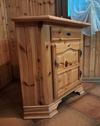 giro panca+angolare in legno di pino