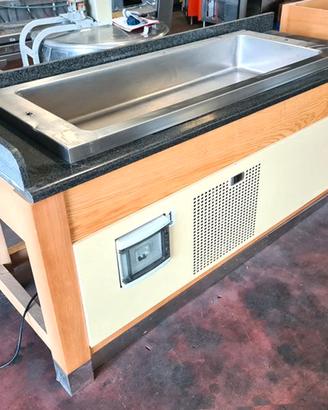 modulo arredo con piano refrigerato usato