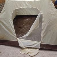 Tenda campeggio igloo 3 posti con 3 sacchi a pelo