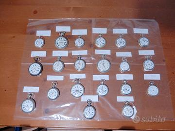 ANTICHI OROLOGI DA TASCA PRIMI DEL 900 FUNZIONANTI