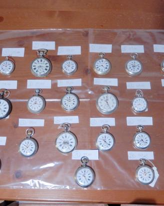 ANTICHI OROLOGI DA TASCA PRIMI DEL 900 FUNZIONANTI