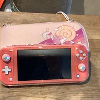 Nintendo switch lite rosa + animal crossing