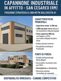 Capannone uscita sancesareo