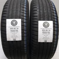 2 GOMME 205 60 16 BRIDGESTONE A58251