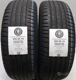 2 GOMME 205 60 16 BRIDGESTONE A58251