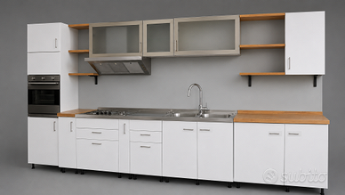 cucina lineare completa