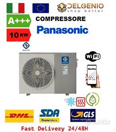 Pompa di calore monoblocco 10 15,5 20 kw panasonic