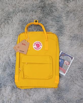 zaino Fjallraven Kanken giallo  - Nuovo 