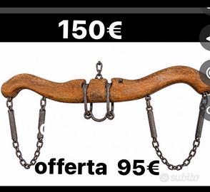 giogo legno attacchi ferro forgiato epoca anni 50