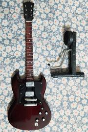 modellino mini chitarra Diavoletto Sg Gibson AC/DC