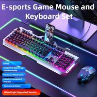 Set combinato tastiera e mouse da gioco RGB