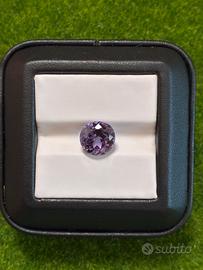 Alessandrite 6.20 ct taglio Round certificata