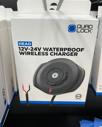 Testa ricarica wireless Quad Lock wp 12-24V 15W
