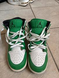 Nike Air Jordan 1 Mid Lucky Green