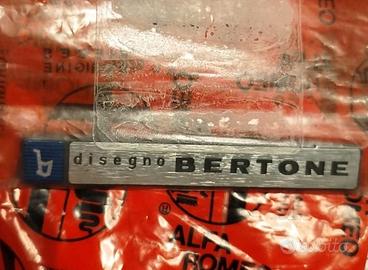Scritta logo laterale per Alfa 90 disegno BERTONE