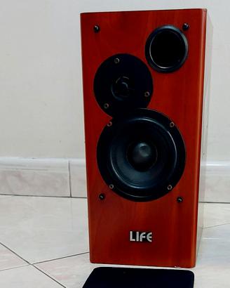 Casse audio attive LIFE perfette e originali .