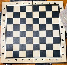 Scacchiera Pieghevole in Legno - 39x39