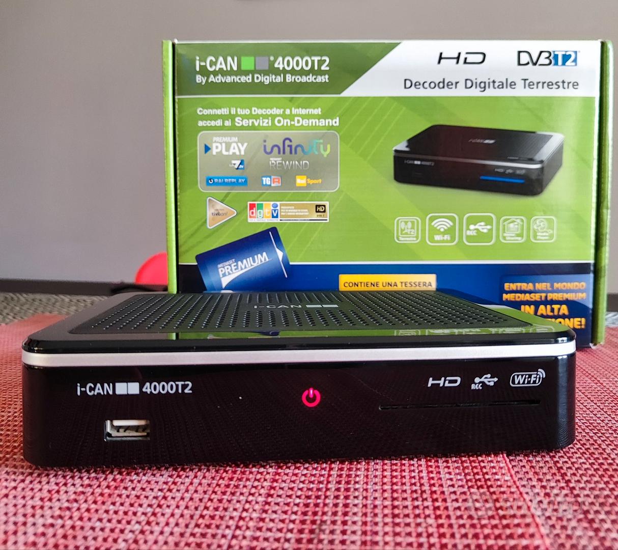 Decoder Digitale Terrestre I-CAN 4000T2 - Audio/Video In vendita a Napoli