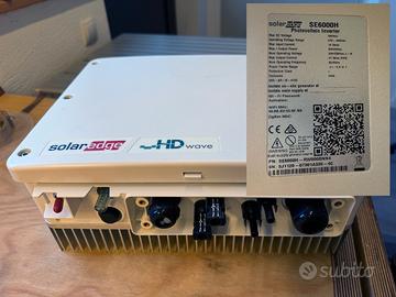 Invertitore fotovoltaico 6kw solaredge