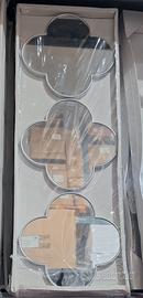 Tris di specchi decorativi da 25 cm  Nuovi