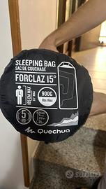 Sacco a pelo QUECHUA + tappetino QUECHUA