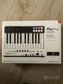 Tastiera midi controller irig I/O 25
