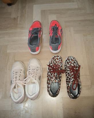 Lotto 3 paia di scarpe da bambina n 37