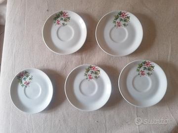 Lec Limoges - France N. 5 piattini ceramica