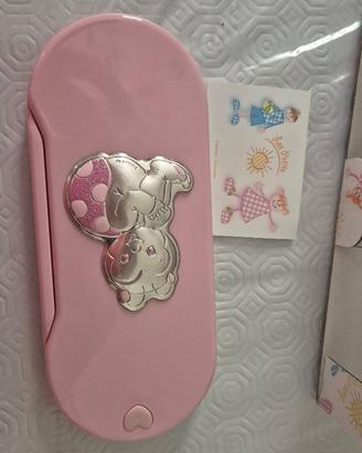 Set posate in acciaio argento per bambini