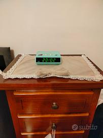 Sveglia Digitale Vintage Trevi – Verde Acqua –