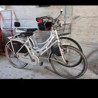 2 biciclette con seggiolini