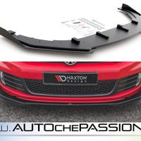 Splitter Spoiler anteriore per VW Golf VI GTI 2008