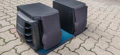 Coppia casse Kenwood tweeter, medi e woofer