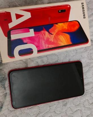 Samsung Galaxy A10, (Rosso) - Come Nuovo, Funziona