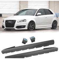MINIGONNE LATERALI AUDI A3 8P 03-11 3 PORTE LOOK S