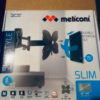 Supporto TV Meliconi con doppio braccio (SLIM)