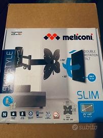 Supporto TV Meliconi con doppio braccio (SLIM)