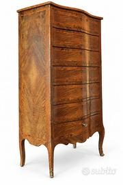 Settimino antiquariato noce gusto Luigi XV