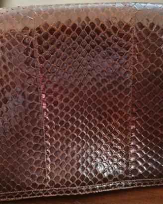 Vintage di Lusso borsa Armani anni '80 vero Piton