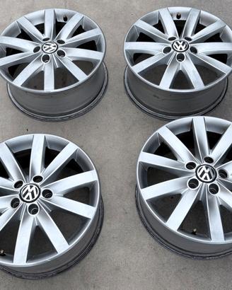 Set 4 cerchi in lega da 17 Originali Wolkswagen
