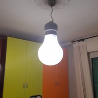 Lampadario cameretta a forma di lampadina 