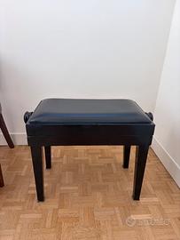 Sgabello pianoforte regolabile