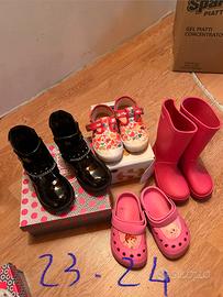 Scarpe bambina da tg. 19 a 26